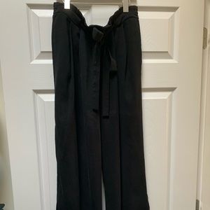 Zara paper bag culottes with tie